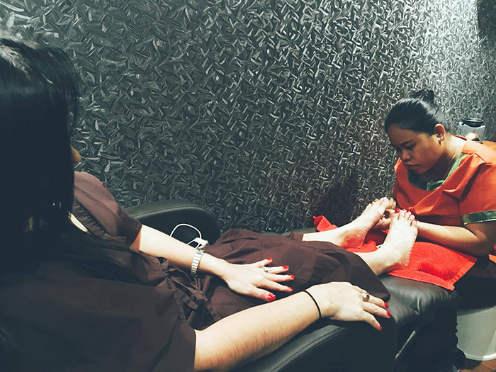 The Mandara Spa Manicure and Pedicure