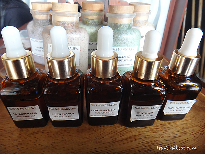 The Mandara Spa Body Srub and Massage Oil