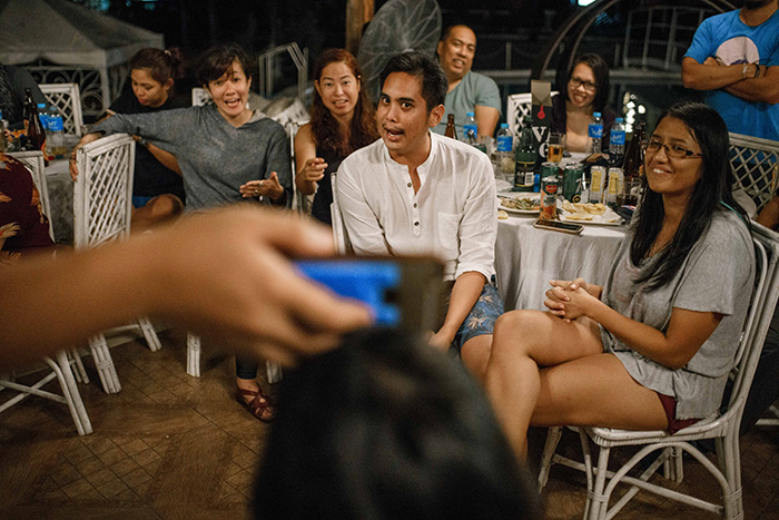 Socials at the lounge area.