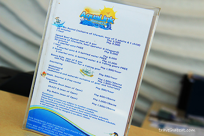 Water Activities Packages