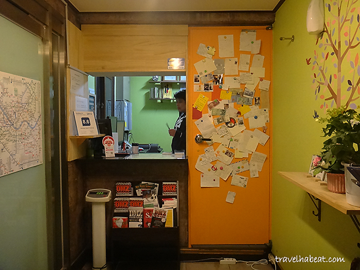 Reception area.