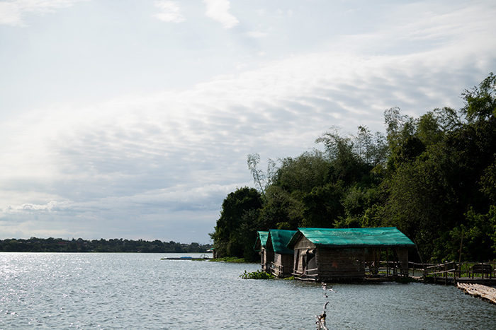 Glamping with a twist - floating in Angat River.