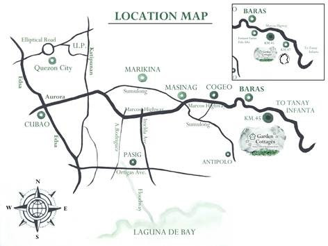 Masungi Georeserve Location Map