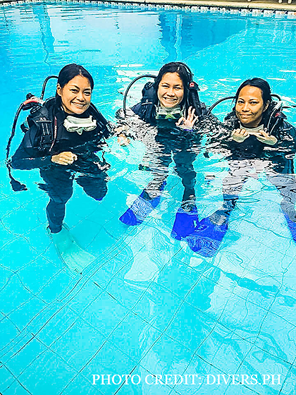 Confined Water Dives at Dive Buddies, Makati