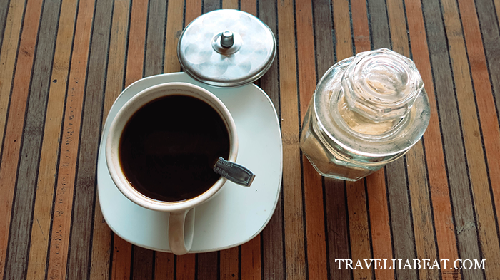 A cup of kopi luwak.