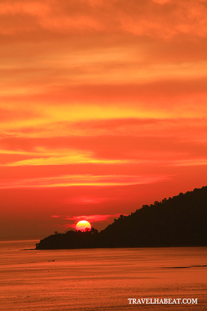 Beautiful Kota Kinabalu sunset.