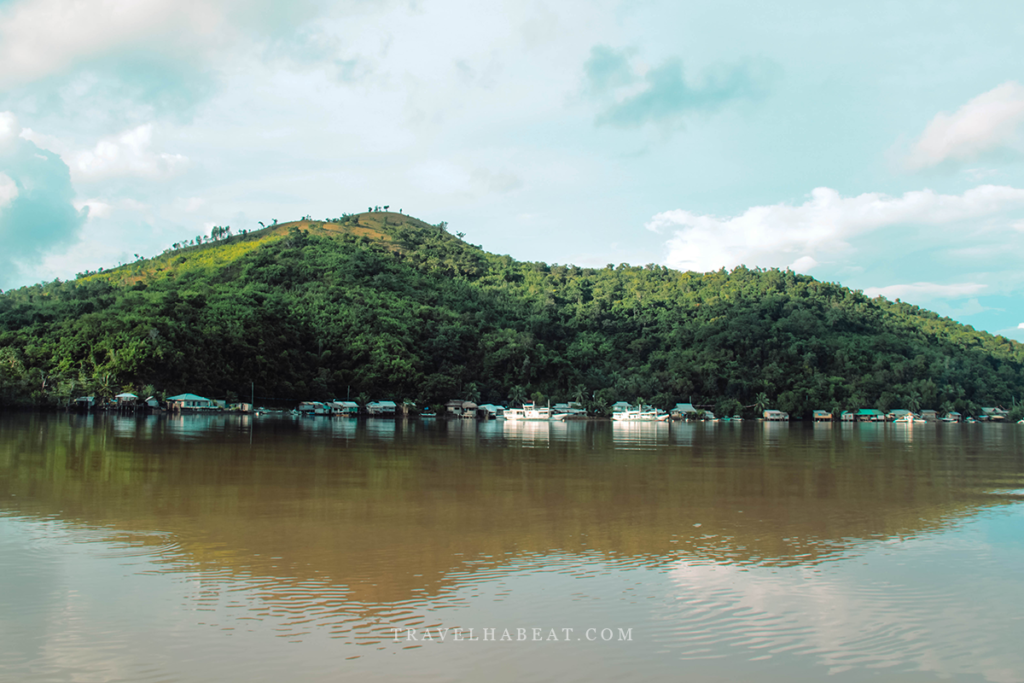 Nice scenery during boat ride.