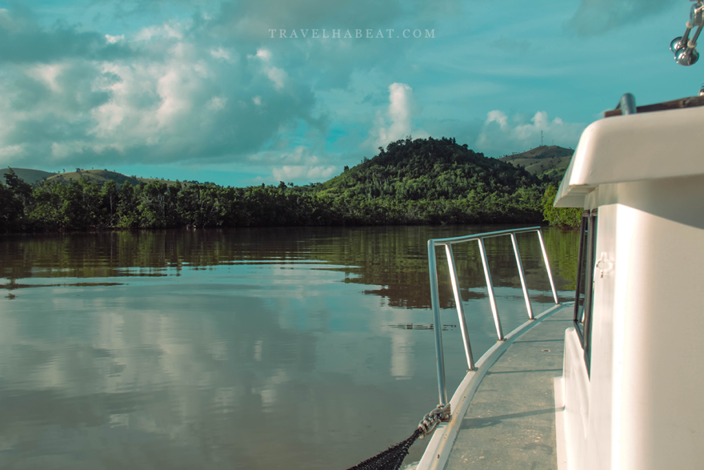 Boat ride to Dimakya Island.