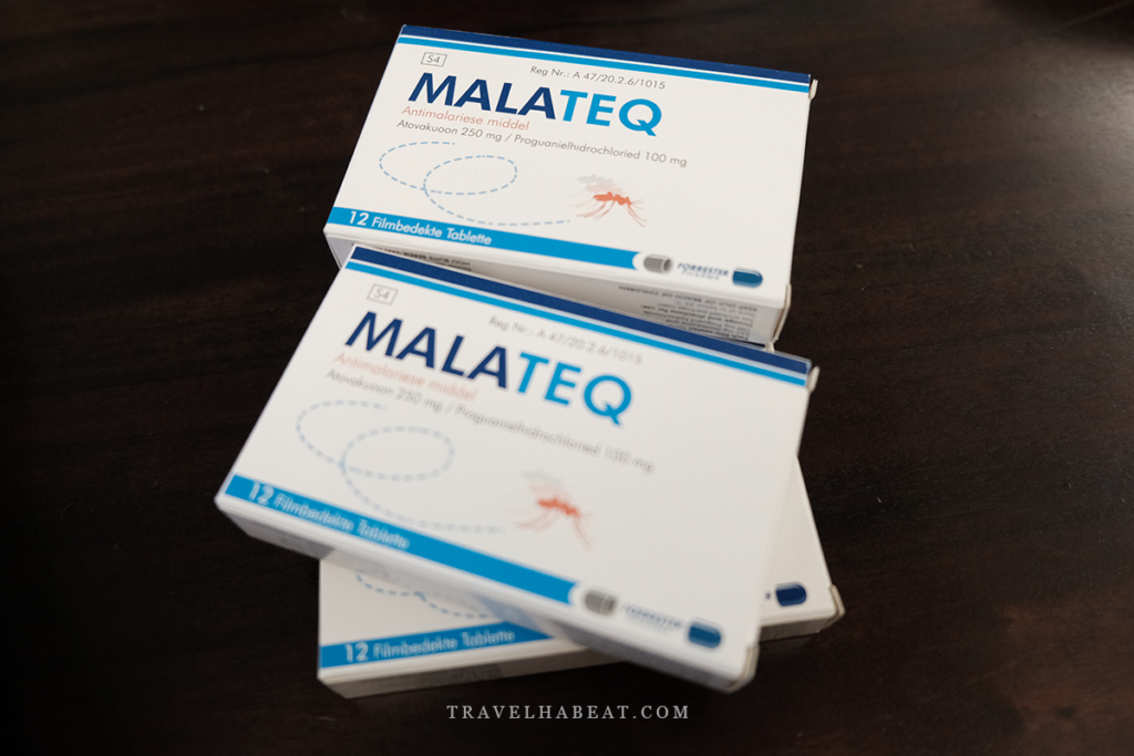Anti-malaria tablets.