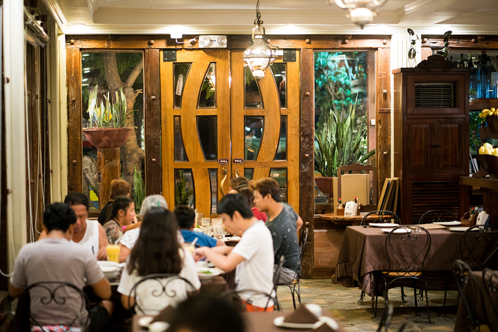 Rustica’s elegant wooden interiors.