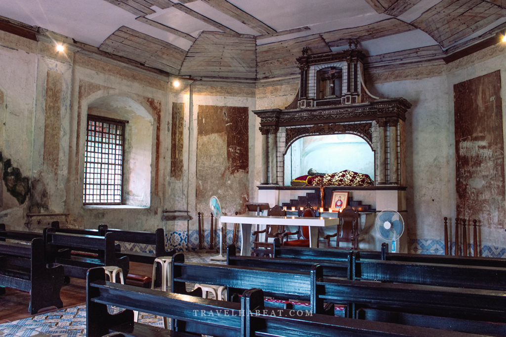 Inside Nagcarlan Church