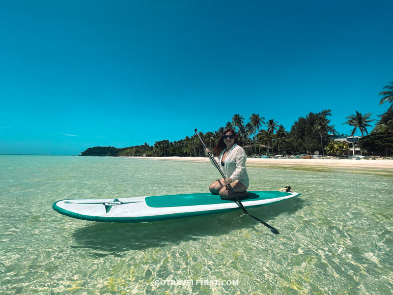 Water Activities in Boracay - Stand-Up Paddleboarding